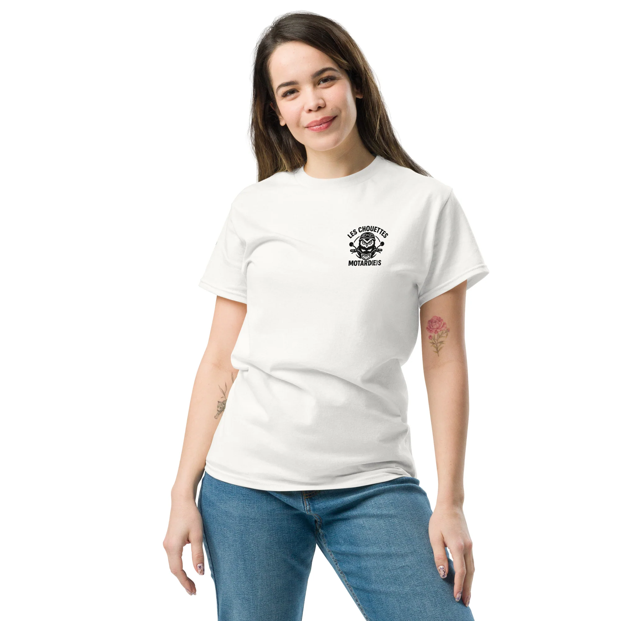 T-shirt Unisexe Chouettes Motard(e)s - logo noir - Image 15