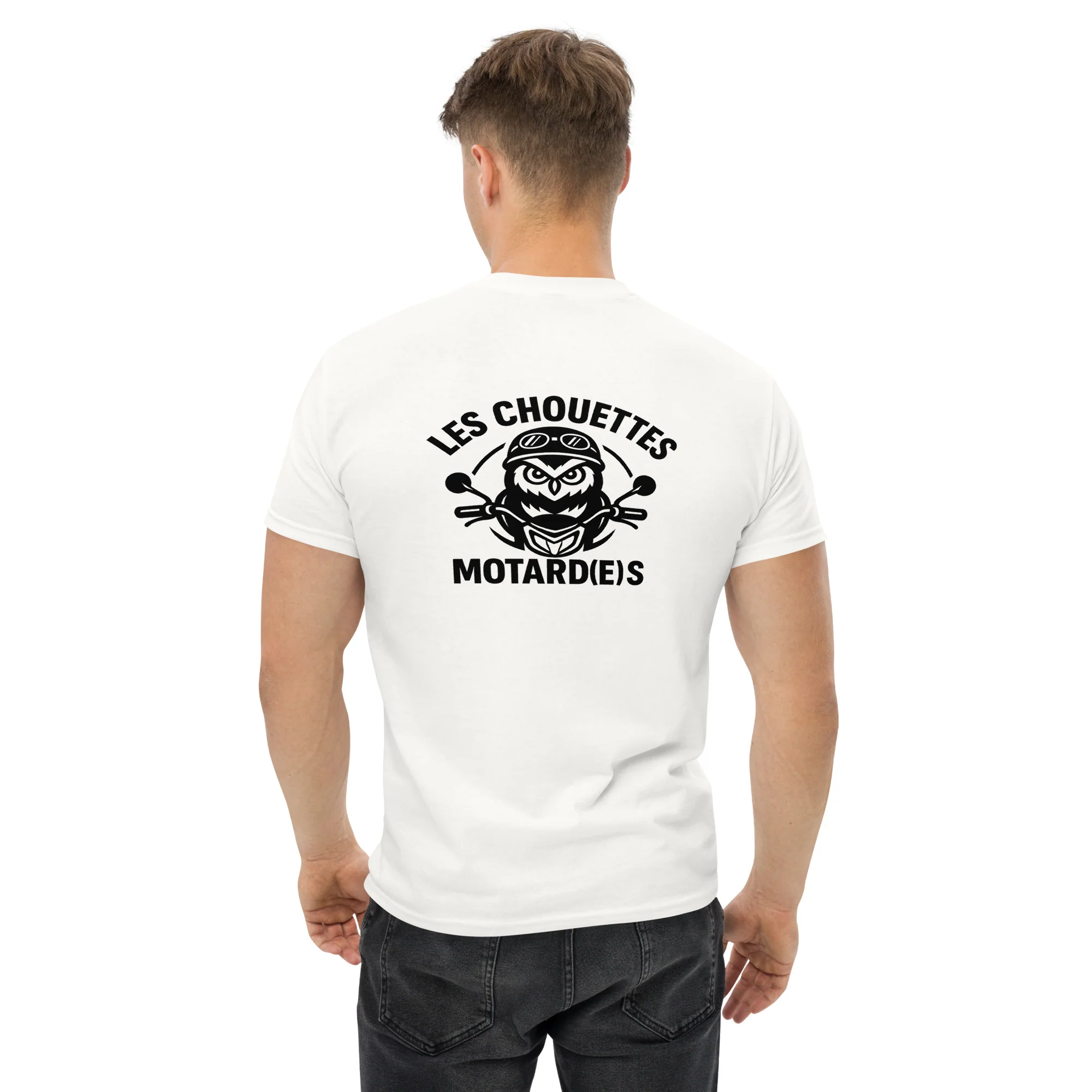T-shirt Unisexe Chouettes Motard(e)s - logo noir - Image 16